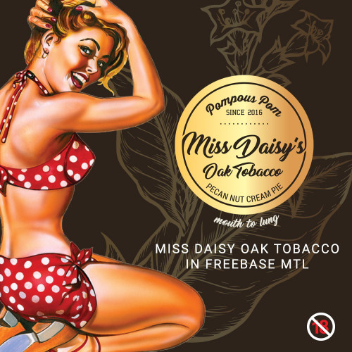Miss Daisy Oak Tobacco MTL 12mg Freebase